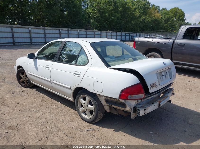 2002 Nissan Sentra Gxe VIN: 3N1CB51D82L613689 Lot: 37618269