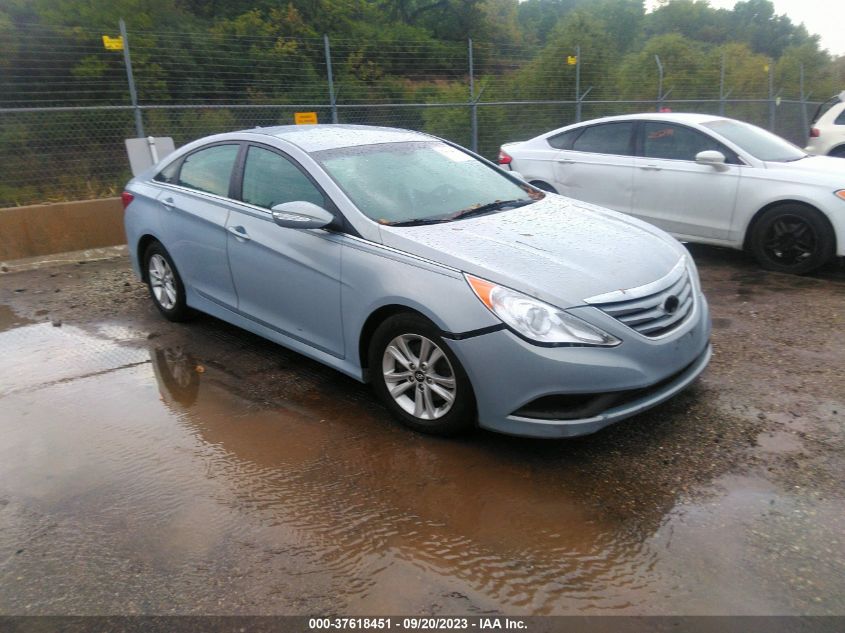 2014 Hyundai Sonata Gls VIN: 5NPEB4AC1EH811896 Lot: 37618451