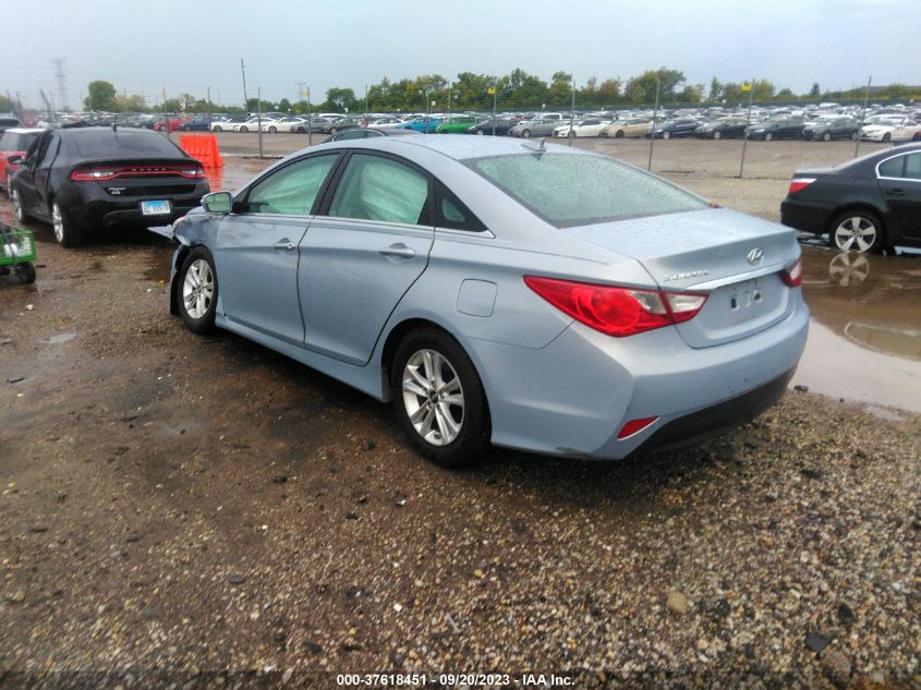 2014 Hyundai Sonata Gls VIN: 5NPEB4AC1EH811896 Lot: 37618451