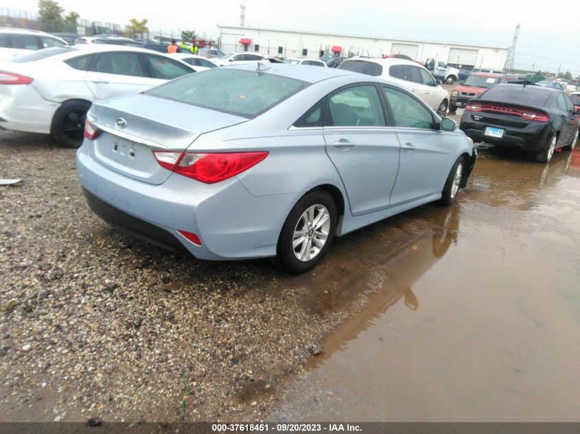 2014 Hyundai Sonata Gls VIN: 5NPEB4AC1EH811896 Lot: 37618451