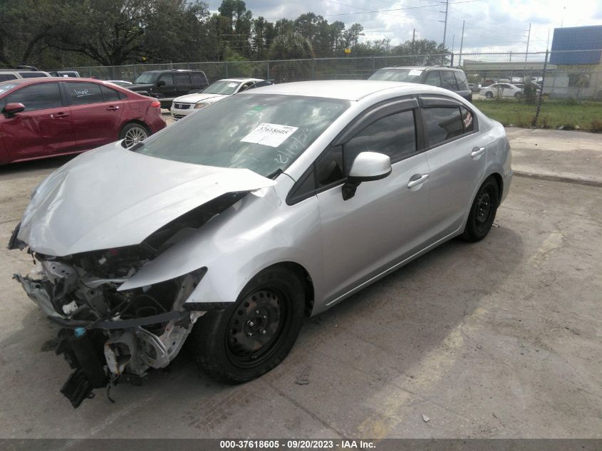 2013 Honda Civic Lx VIN: 19XFB2F5XDE041056 Lot: 37618605