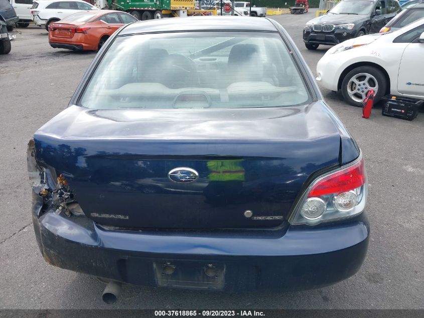 2006 Subaru Impreza Sedan I VIN: JF1GD67626H525948 Lot: 37618865