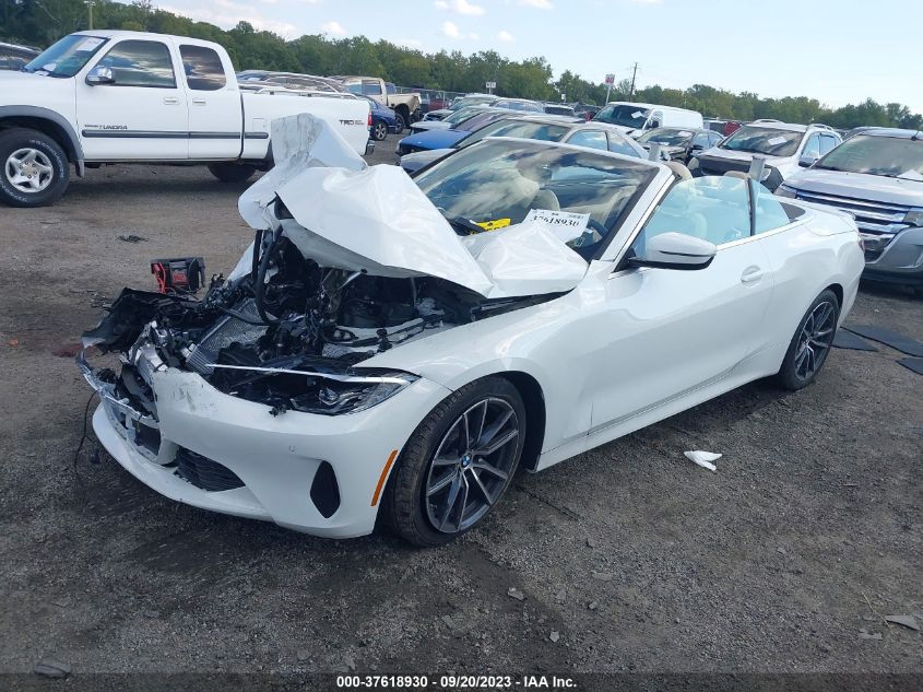 2023 BMW 4 Series 430I xDrive VIN: WBA43AT03PCL78040 Lot: 37618930