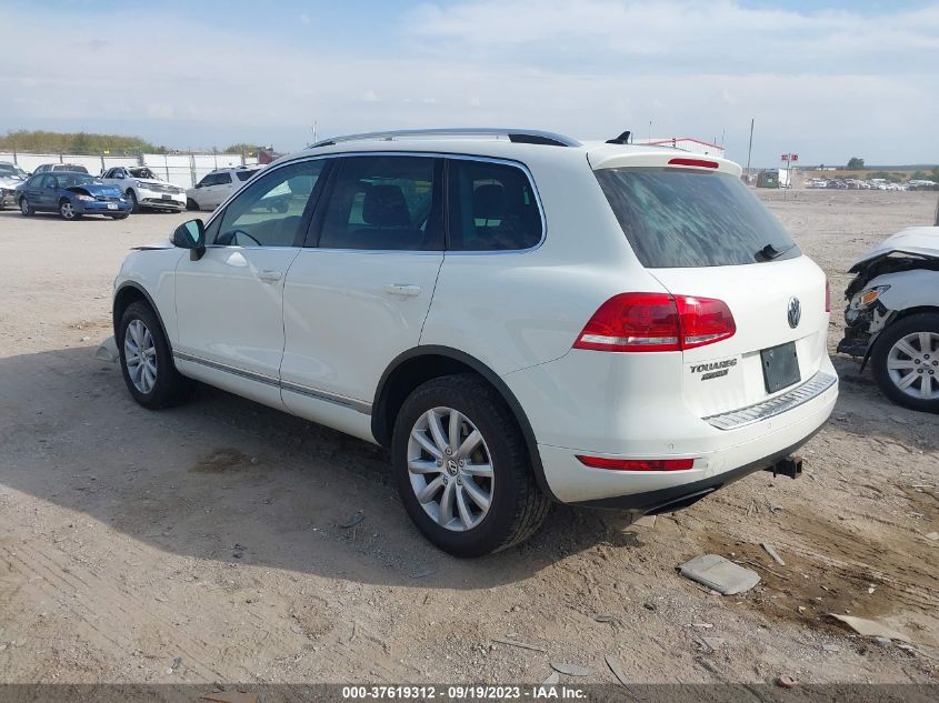 2012 Volkswagen Touareg Sport W/Nav VIN: WVGFF9BP2CD001599 Lot: 37619312