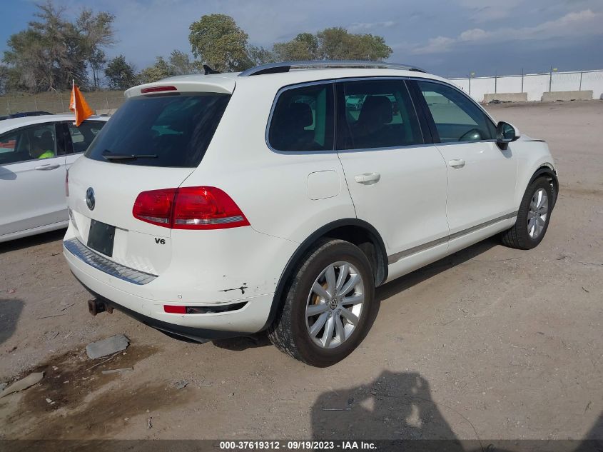 2012 Volkswagen Touareg Sport W/Nav VIN: WVGFF9BP2CD001599 Lot: 37619312