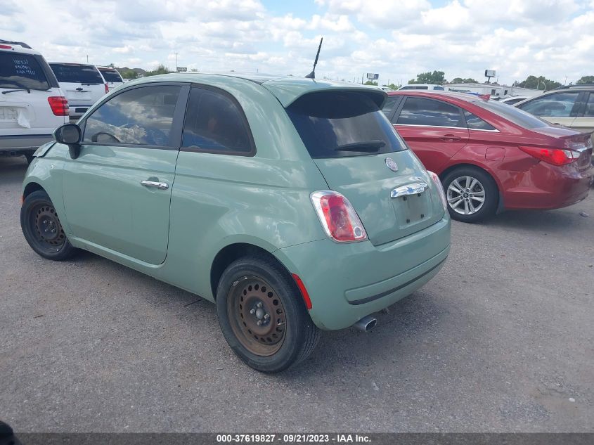 2013 Fiat 500 Pop VIN: 3C3CFFAR0DT531594 Lot: 37619827