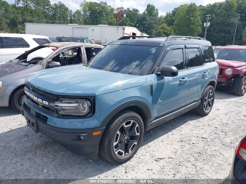 2021 Ford Bronco Sport Outer Banks VIN: 3FMCR9C65MRA46903 Lot: 37620231