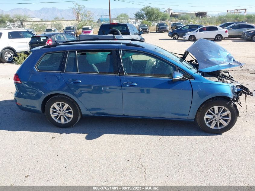 3VWY57AU6KM512289 2019 Volkswagen Golf Sportwagen S/Se