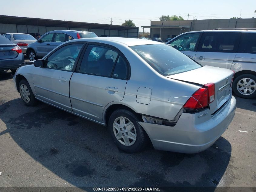 2003 Honda Civic Lx VIN: 2HGES16543H555110 Lot: 37622898