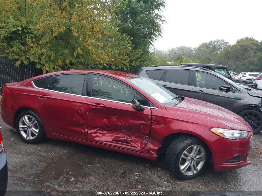 2018 Ford Fusion Se VIN: 3FA6P0HD9JR277136 Lot: 37622967