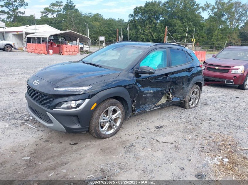 2022 Hyundai Kona Sel VIN: KM8K32AB6NU759422 Lot: 37623675