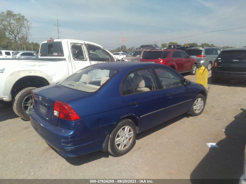 2004 Honda Civic Vp VIN: 1HGES16384L008926 Lot: 37624205