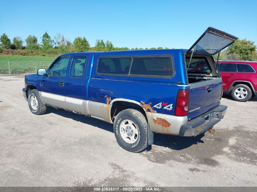 2004 Chevrolet Silverado 1500 Ls VIN: 1GCEK19T34Z156036 Lot: 37980029