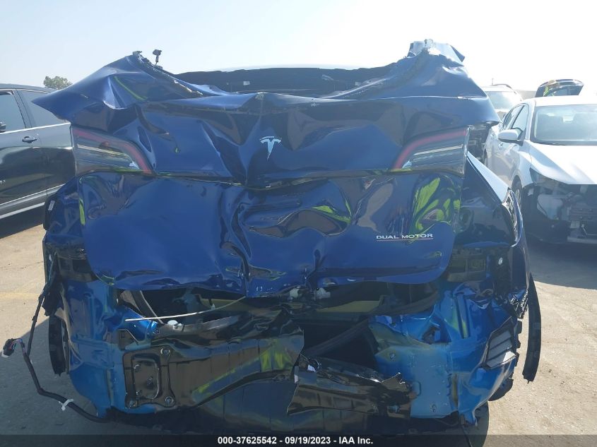 2023 Tesla Model Y Performance VIN: 7SAYGDEF9PF764303 Lot: 37625542