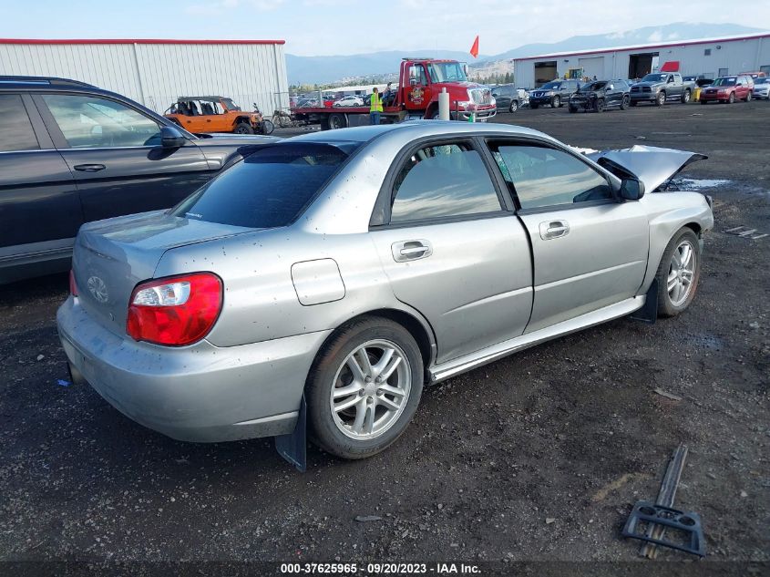 2006 Subaru Impreza Sedan I VIN: JF1GD67656G502296 Lot: 37625965