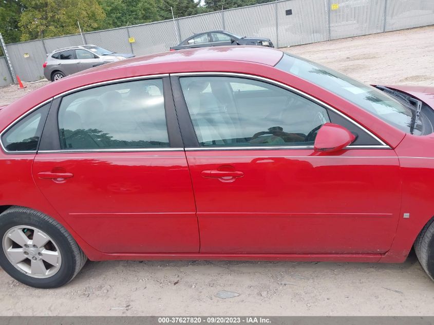 2G1WT58K781266564 2008 Chevrolet Impala Lt