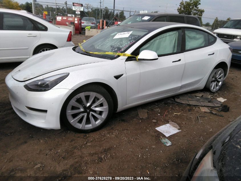 2023 Tesla Model 3 Rear-Wheel Drive VIN: 5YJ3E1EA7PF426706 Lot: 37628278