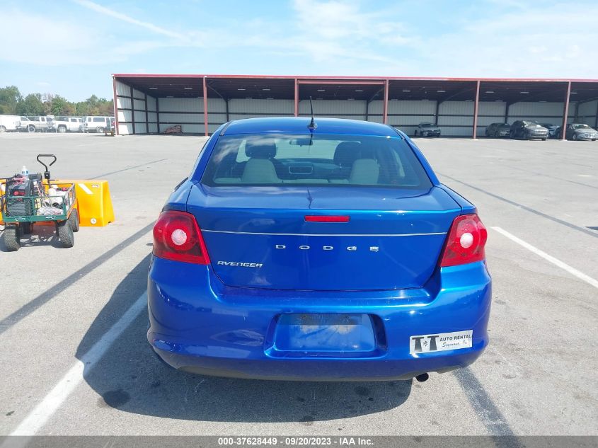 1C3CDZAB9DN598902 2013 Dodge Avenger Se