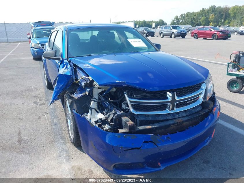 1C3CDZAB9DN598902 2013 Dodge Avenger Se