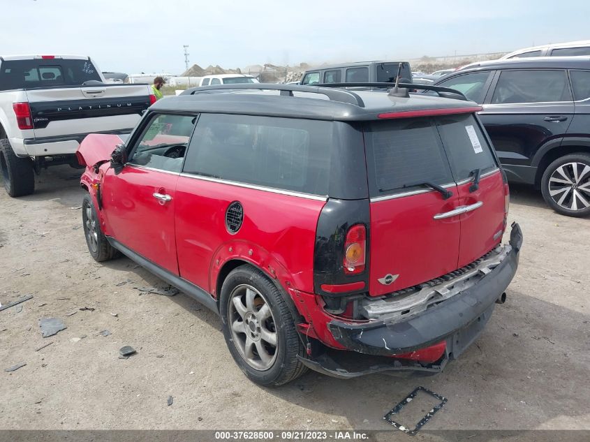 2009 Mini Cooper Clubman VIN: WMWML33529TX36027 Lot: 37628500