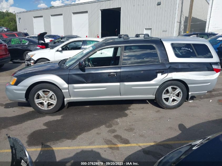 2003 Subaru Baja Base (A4)/Base (M5) VIN: 4S4BT61C937101184 Lot: 37629079