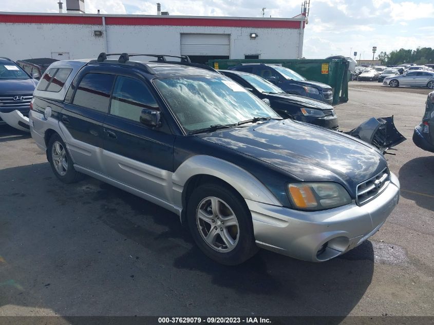 2003 Subaru Baja Base (A4)/Base (M5) VIN: 4S4BT61C937101184 Lot: 37629079