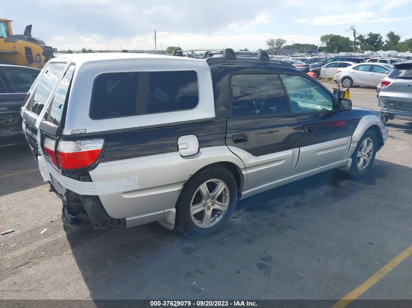 2003 Subaru Baja Base (A4)/Base (M5) VIN: 4S4BT61C937101184 Lot: 37629079