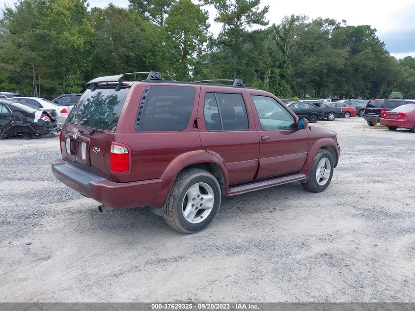2001 Infiniti Qx4 Luxury VIN: JNRDR09X21W200254 Lot: 37629325