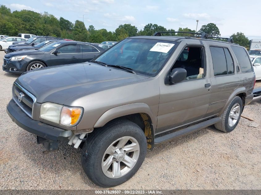 2002 Nissan Pathfinder Le VIN: JN8DR09YX2W722628 Lot: 37629507