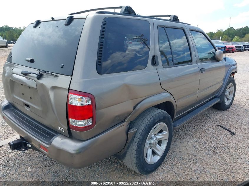 2002 Nissan Pathfinder Le VIN: JN8DR09YX2W722628 Lot: 37629507
