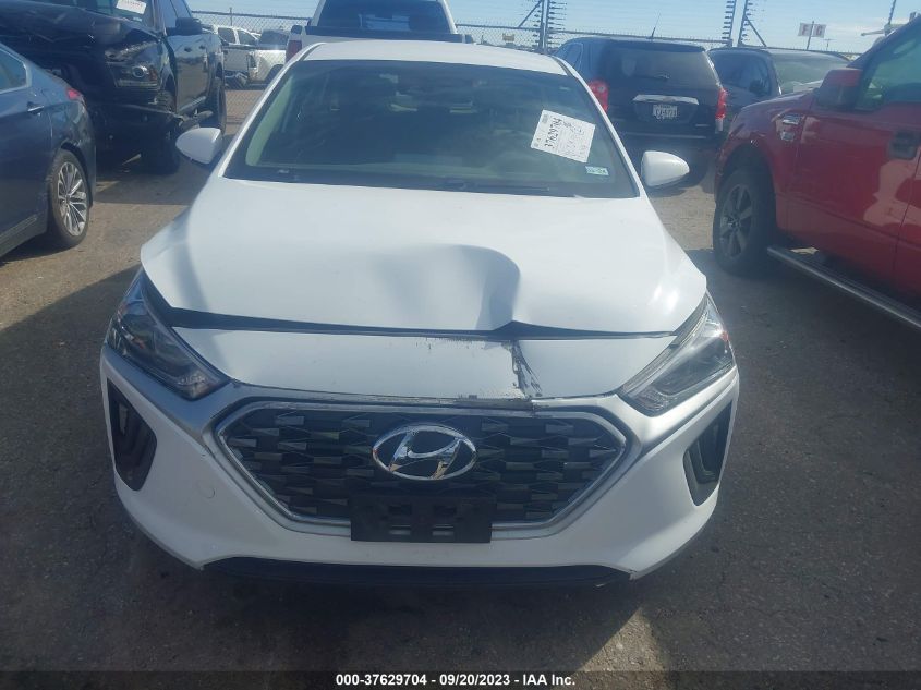 KMHC65LC0LU214803 2020 Hyundai Ioniq Hybrid Blue