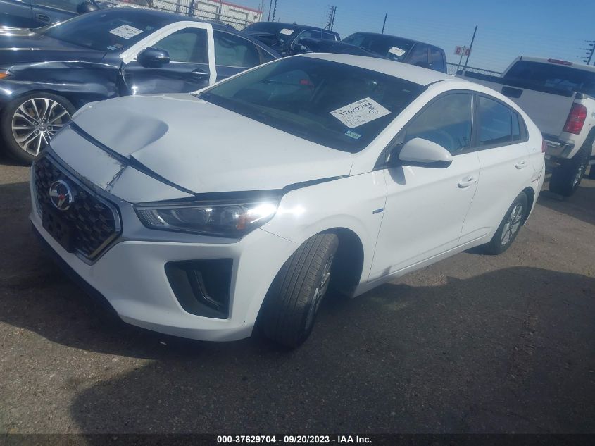 KMHC65LC0LU214803 2020 Hyundai Ioniq Hybrid Blue