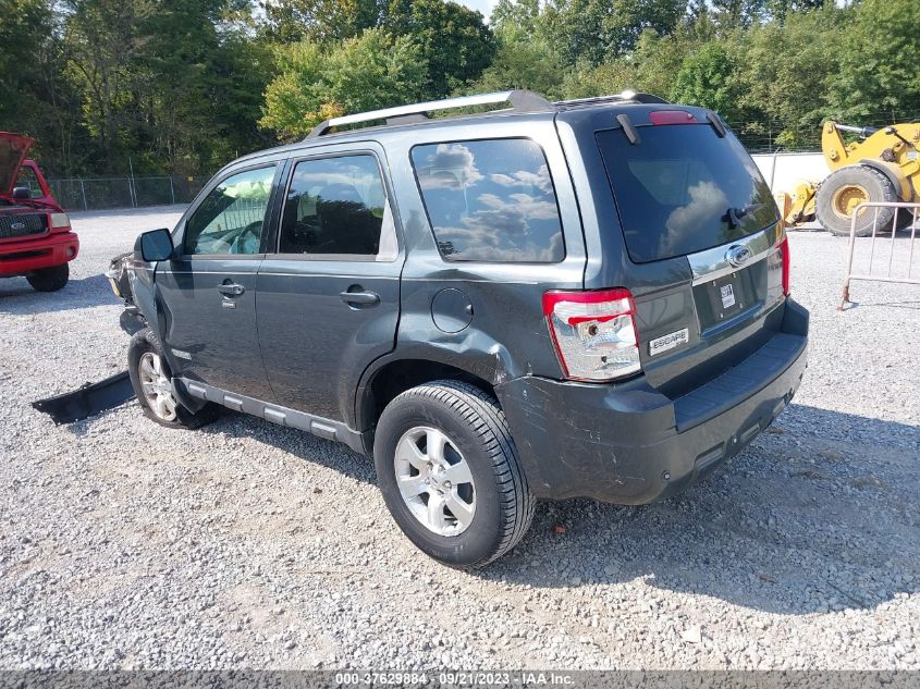 1FMCU04158KE13659 2008 Ford Escape Limited