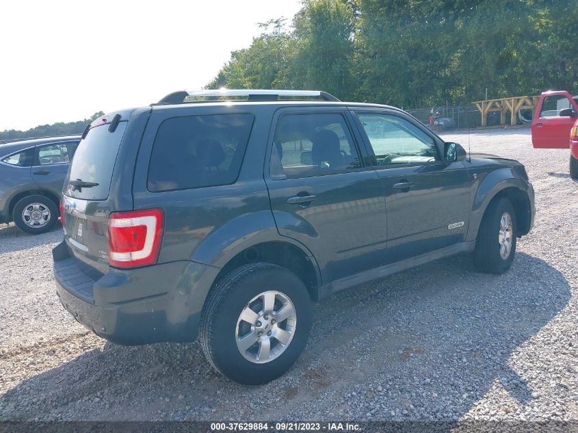 1FMCU04158KE13659 2008 Ford Escape Limited