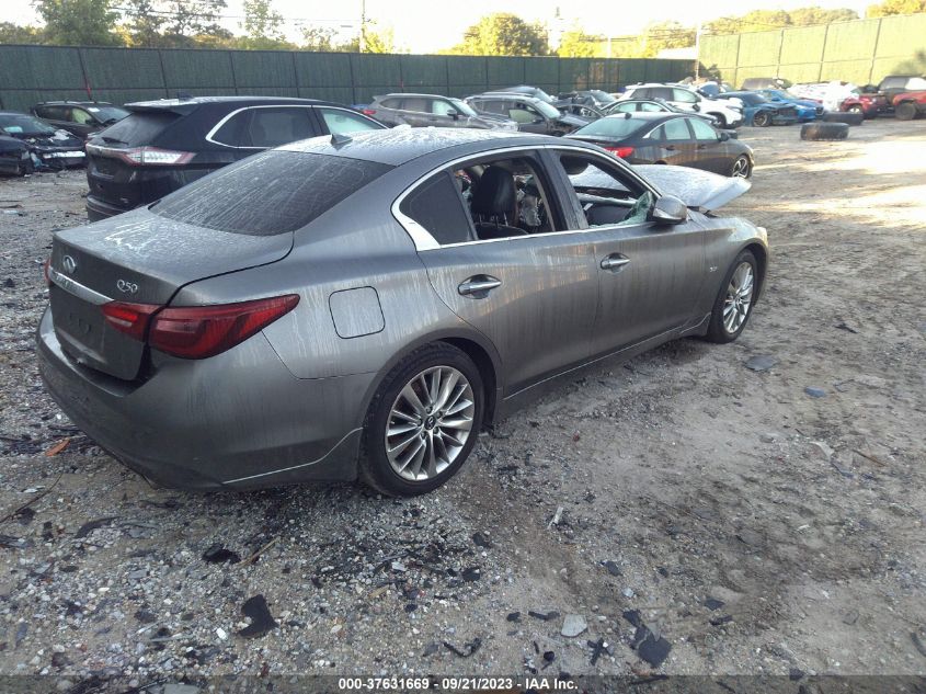 2019 Infiniti Q50 3.0T Luxe VIN: JN1EV7AR9KM593675 Lot: 37631669