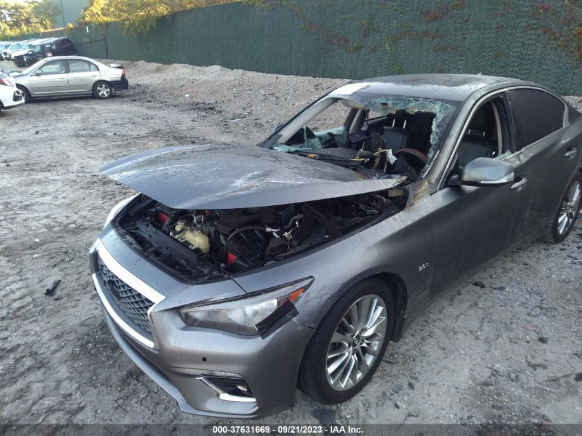 2019 Infiniti Q50 3.0T Luxe VIN: JN1EV7AR9KM593675 Lot: 37631669