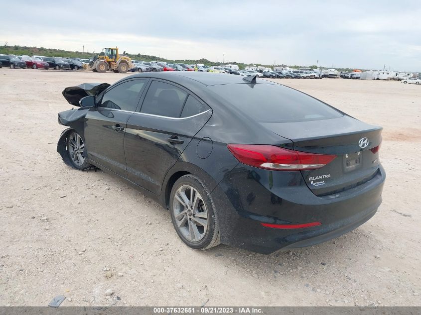 2018 Hyundai Elantra Limited VIN: KMHD84LF3JU646155 Lot: 37632651