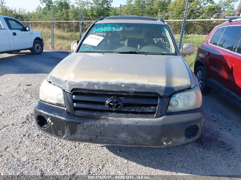 2004 Toyota Highlander VIN: JTEDD21A140086705 Lot: 37635701