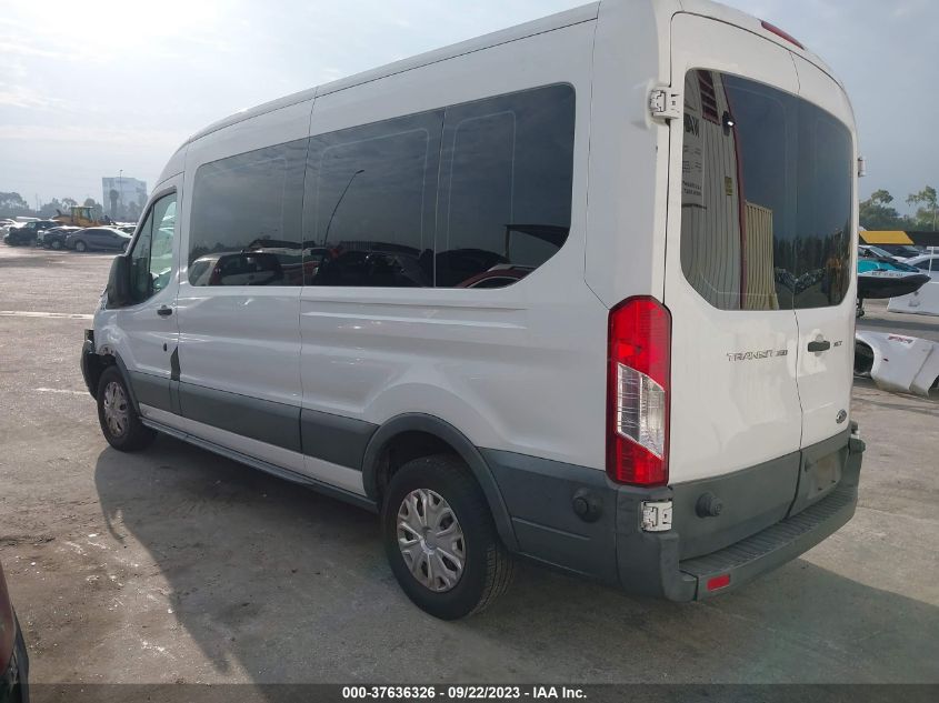 1FBAX2CM6GKA88176 2016 Ford Transit Wagon Xl/Xlt