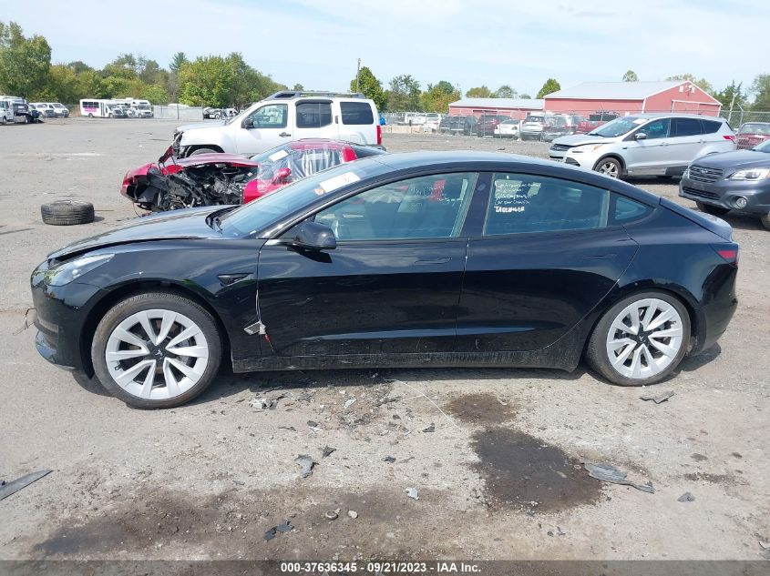 2023 Tesla Model 3 Rear-Wheel Drive VIN: 5YJ3E1EAXPF434993 Lot: 37636345