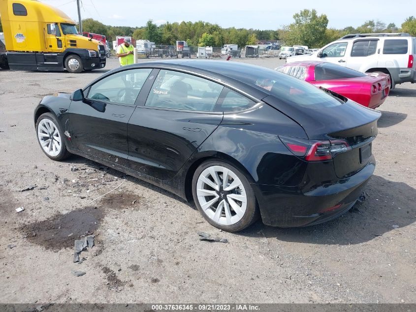 2023 Tesla Model 3 Rear-Wheel Drive VIN: 5YJ3E1EAXPF434993 Lot: 37636345