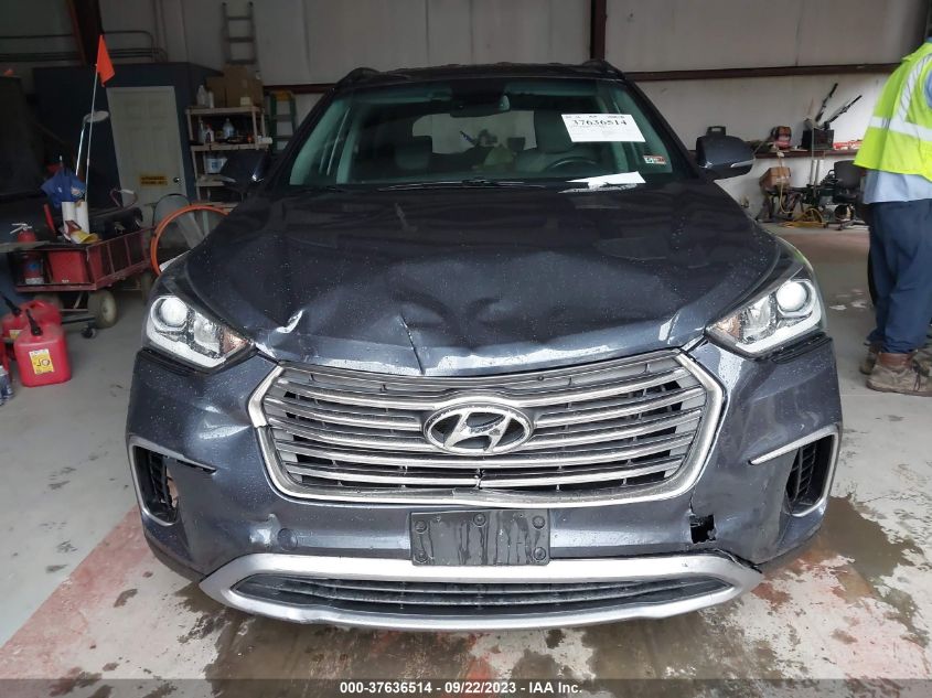 2017 Hyundai Santa Fe Se VIN: KM8SNDHF5HU254717 Lot: 37636514