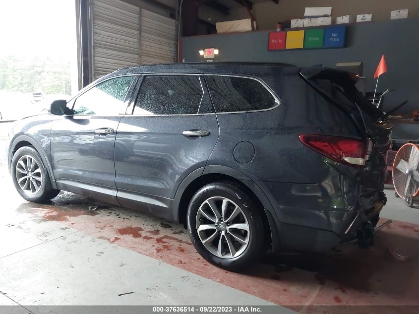 2017 Hyundai Santa Fe Se VIN: KM8SNDHF5HU254717 Lot: 37636514