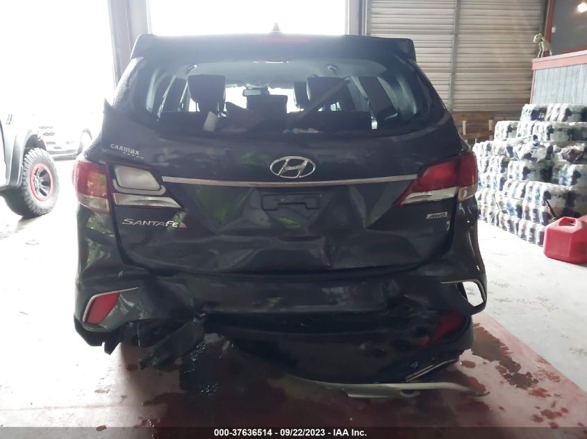 2017 Hyundai Santa Fe Se VIN: KM8SNDHF5HU254717 Lot: 37636514