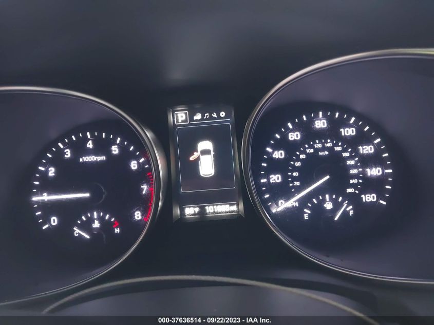 2017 Hyundai Santa Fe Se VIN: KM8SNDHF5HU254717 Lot: 37636514