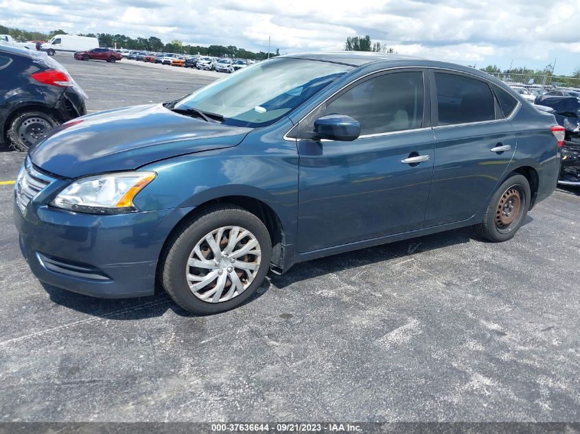 2014 Nissan Sentra Sv VIN: 3N1AB7AP4EY337919 Lot: 37636644