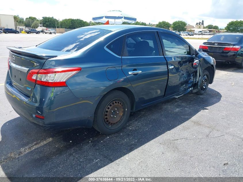 2014 Nissan Sentra Sv VIN: 3N1AB7AP4EY337919 Lot: 37636644