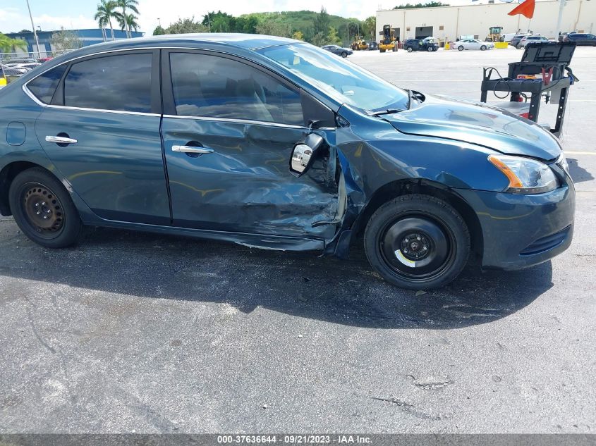 2014 Nissan Sentra Sv VIN: 3N1AB7AP4EY337919 Lot: 37636644