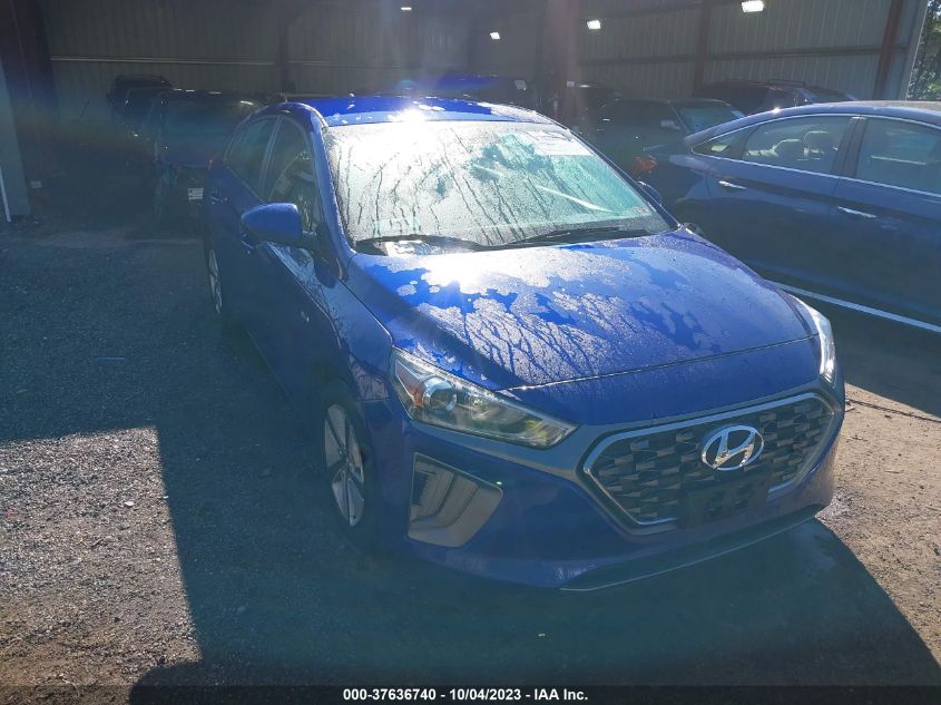 2020 Hyundai Ioniq Hybrid Blue VIN: KMHC65LC2LU230971 Lot: 37636740