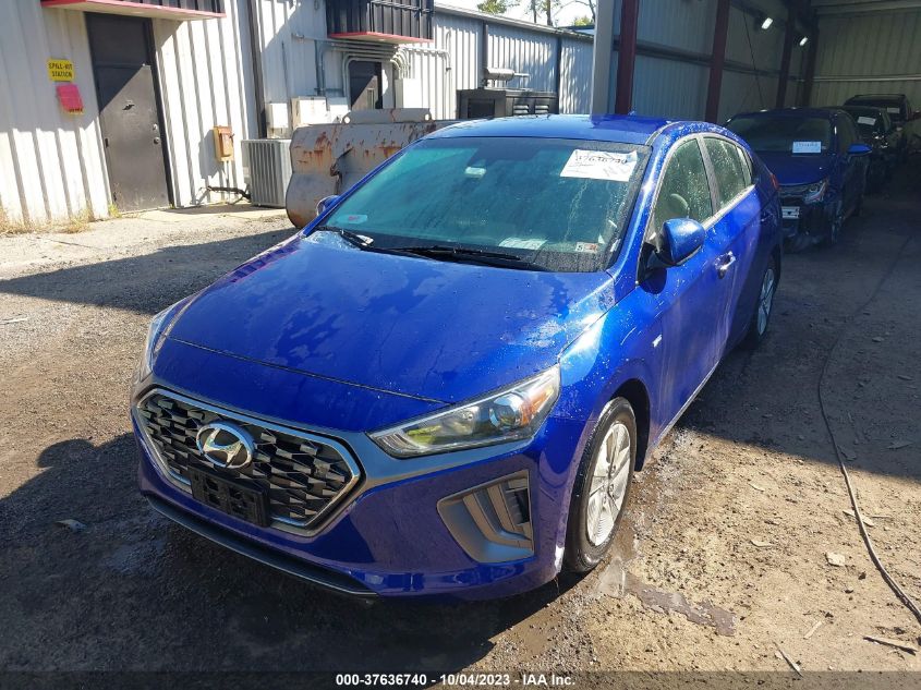 2020 Hyundai Ioniq Hybrid Blue VIN: KMHC65LC2LU230971 Lot: 37636740